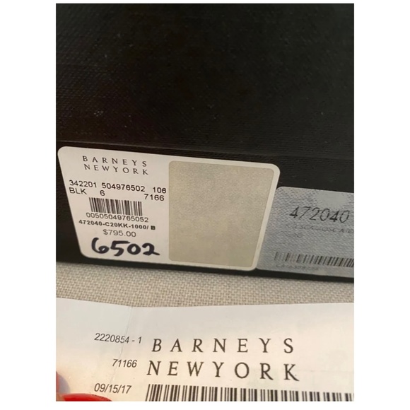 Saint Laurent YSL LouLou Black Suede Mary Jane Ankle Strap Pumps Gold 36 6 95mm - Picture 6 of 8